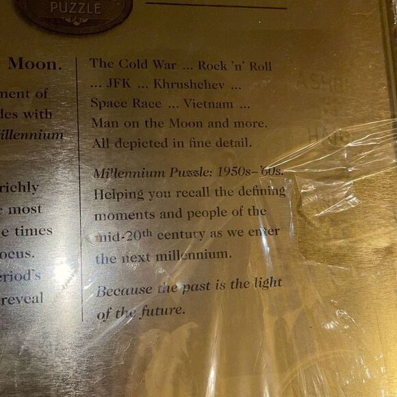 1000 piece puzzle in Tin box Hasbro 1950’s-60s Millennium 1000 pc puzzle - Picture 4 of 9